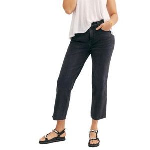 NWT free people high waisted straight leg jeans